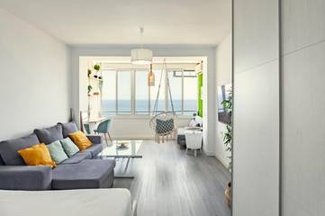 Apartamento para 4 personas, con piscina y jardín además de balcón y vistas en Aguadulce