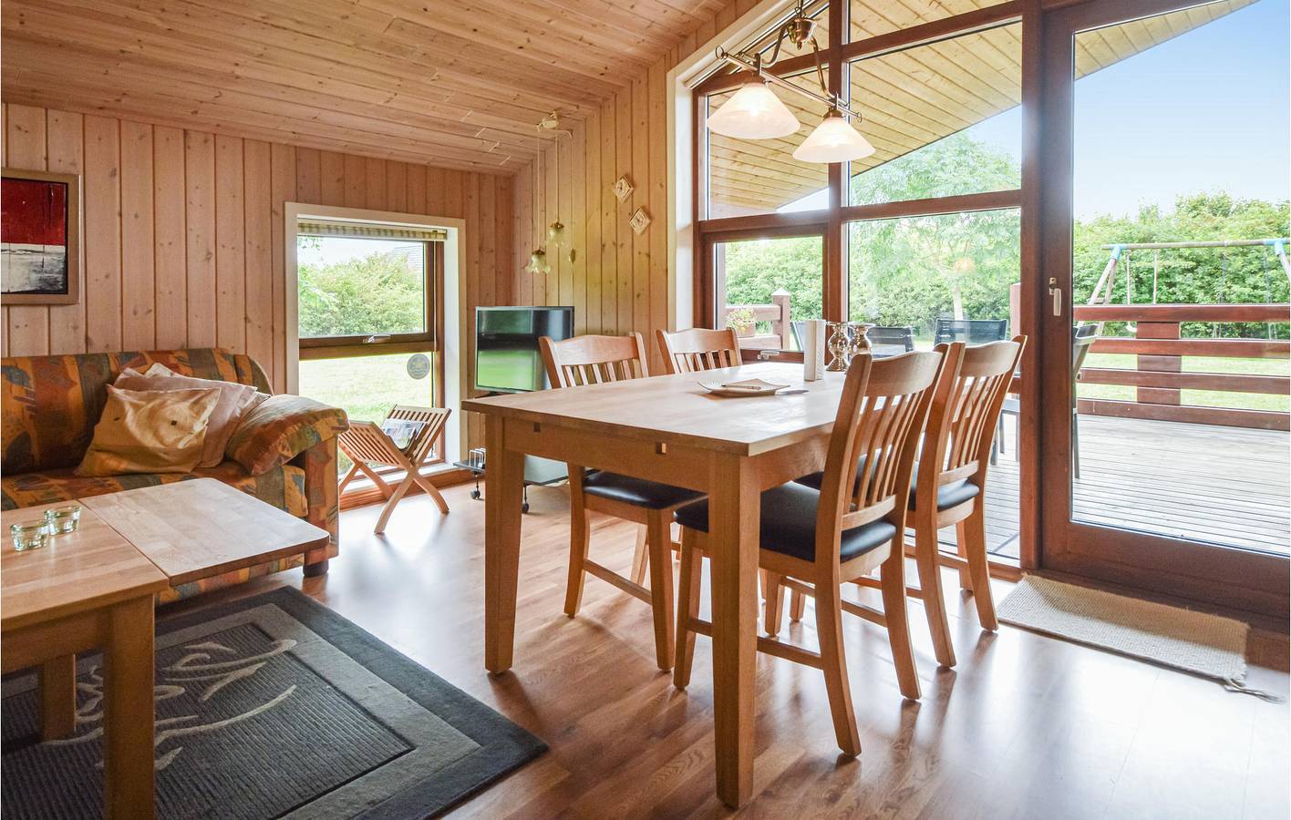 Ferienhaus für 5 Personen mit Terrasse in Skaven Strand, Ringkøbing Fjord