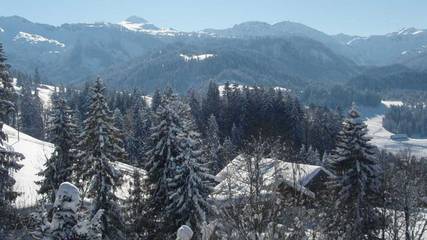 Ferienwohnung für 2 Personen, mit Garten und Ausblick sowie Balkon in Sibratsgfäll
