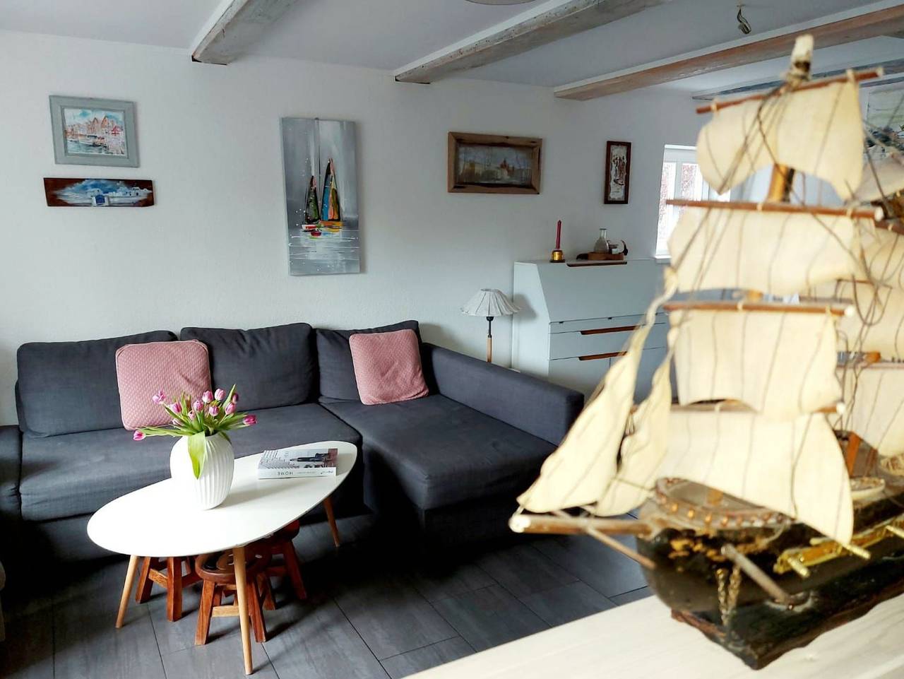 Hochwertiges Fischerhus mit Terrasse und Grill in Wieck, Greifswald