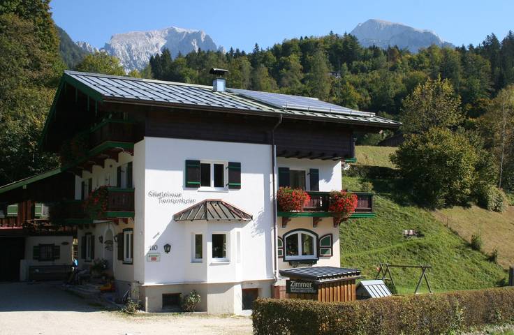 Ganze Ferienwohnung, Haus Tannenheim - Ferienappartement Alte Brücke, W-Lan, Nichtraucher in Schönau am Königssee, Berchtesgadener Alpen