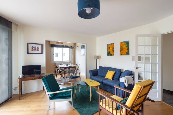 Location de vacances pour 4 personnes, avec balcon à Nantes