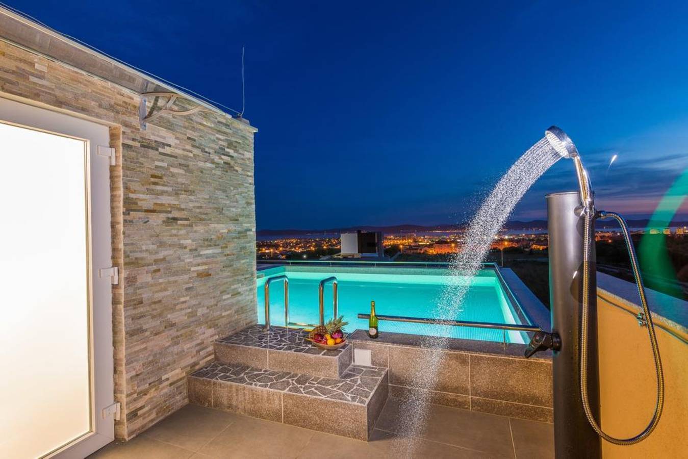 Villa Panorama with rooftop pool in Zadar city, Zadar (Municipality)