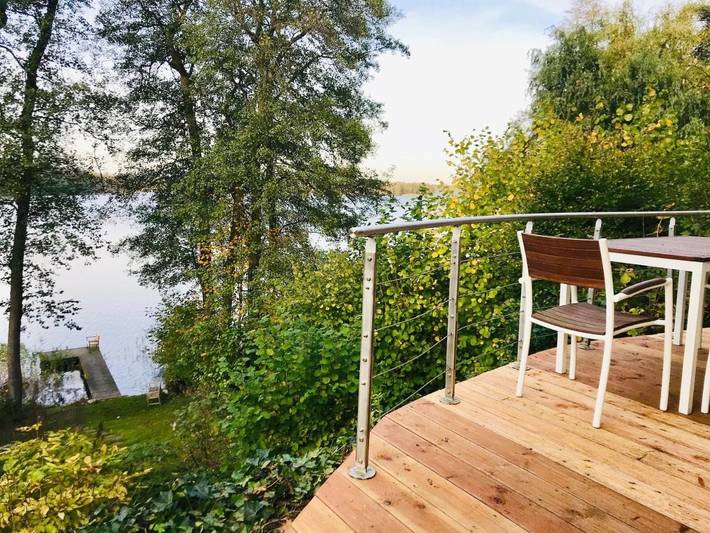 Ferienhaus für 3 Personen, mit Seeblick und Ausblick sowie Garten, mit Haustier in Pinnow - 4