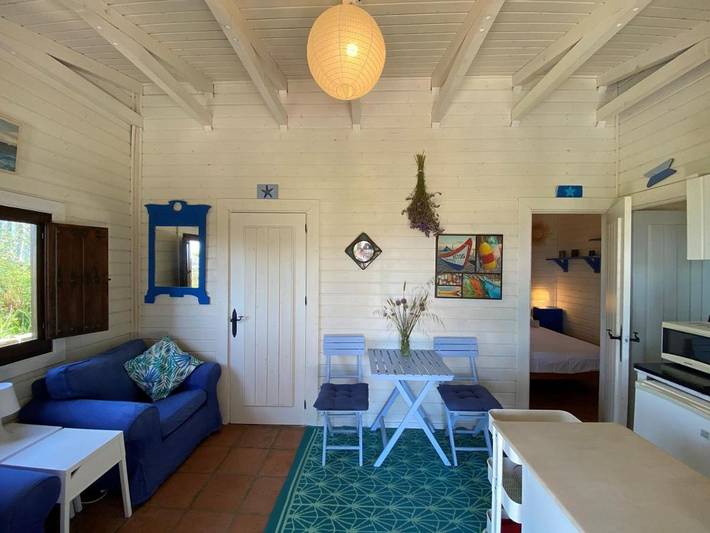 Cabaña para 4 personas, con Terraza y Jardín en Tarifa