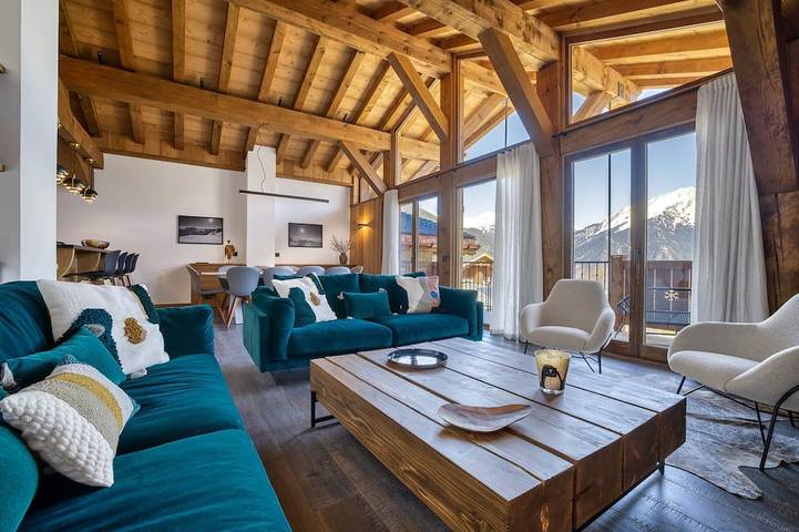 Appartement de vacances pour 10 personnes, avec balcon dans Courchevel 1300 (Le Praz)