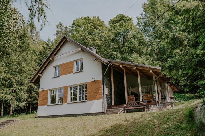 Dom dla 9 osób, z widok i ogród w Rzyki