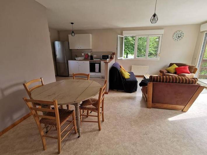 Location de vacances pour 4 personnes, avec vue ainsi que terrasse et jardin à Gerville - 4