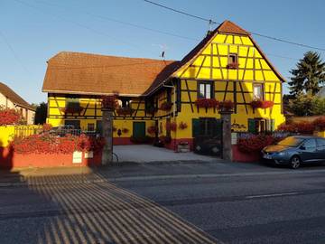 Gîte pour 6 personnes, avec vue, animaux acceptés à Andolsheim