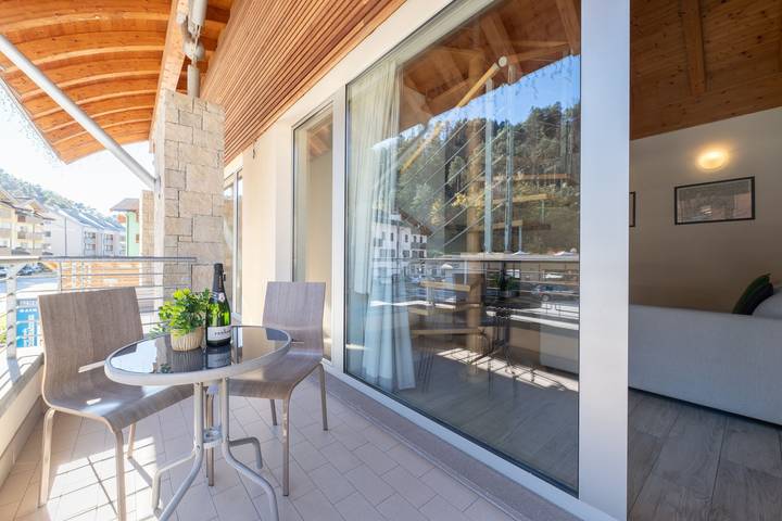 Appartamento per 6 persone, con balcone a Comano Terme