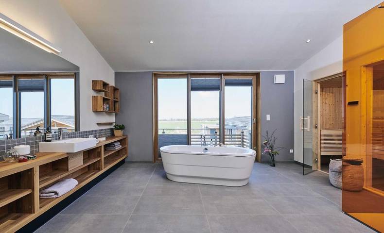 Ferienhaus für 7 Personen, mit Sauna und Ausblick sowie Garten in Pellworm - 2