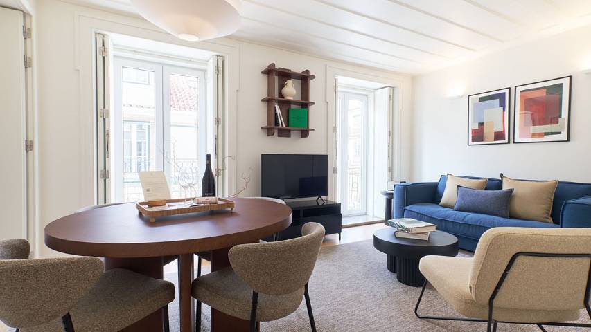Apartamento de férias para 6 pessoas, com varanda em Lisboa