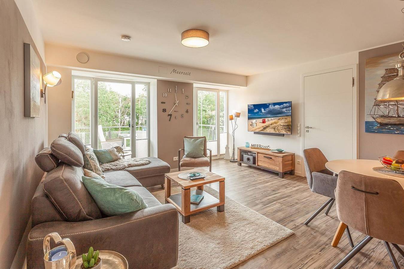 Geheel appartement, Vakantieappartement voor 4 personen met balkon in Prora, Bergen op Rügen en omgeving