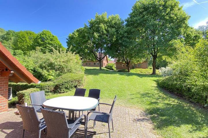 Ferienhaus für 7 Personen, mit Garten