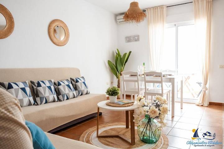 Holiday rental for 5 people, with view and balcony, child-friendly in San José (Almeria)