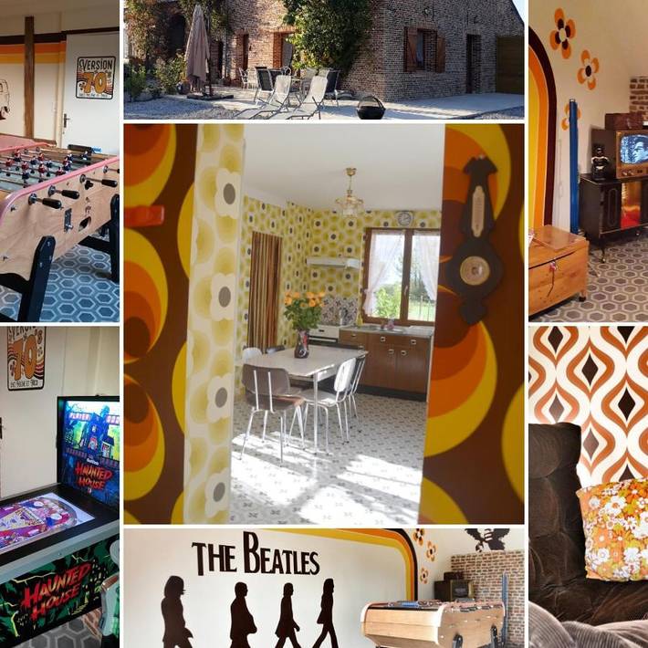 Location de vacances pour 6 personnes, avec vue et jardin, adapté aux familles à Mondrepuis - 3