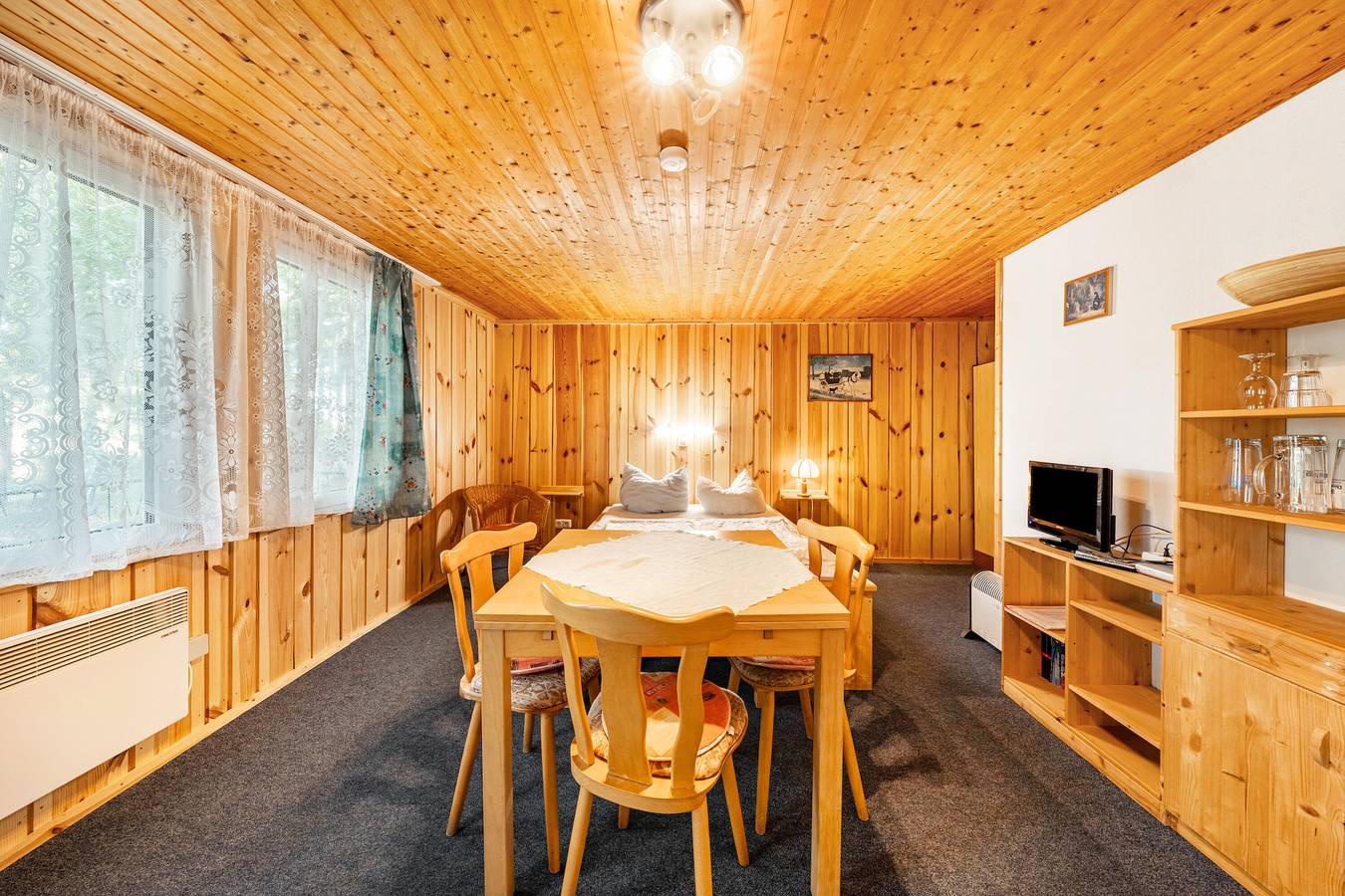 Bungalow '13 - Finnhütte' mit privater Terrasse und Gemeinschaftsgarten in Niesky, Oberlausitz-Niederschlesien