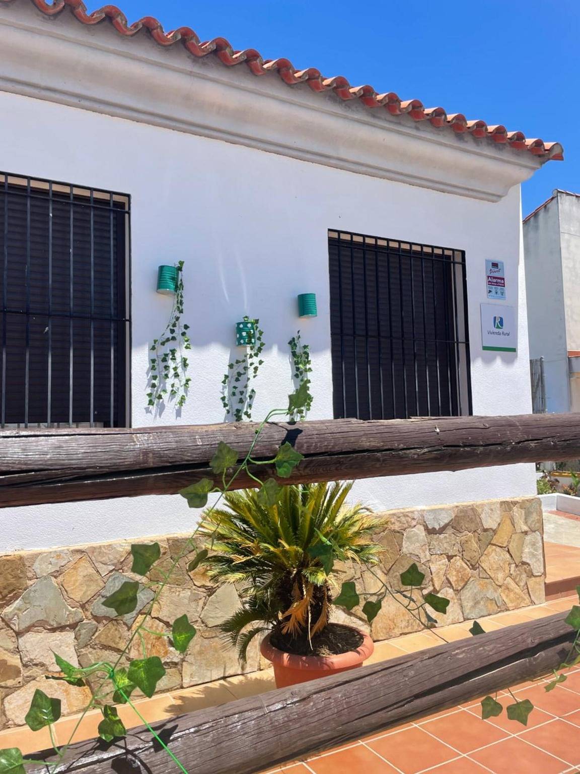 Landhaus 'Vivienda Rural El Ejido' mit Bergblick, Wlan und Klimaanlage in El Real de la Jara, Sierra Morena