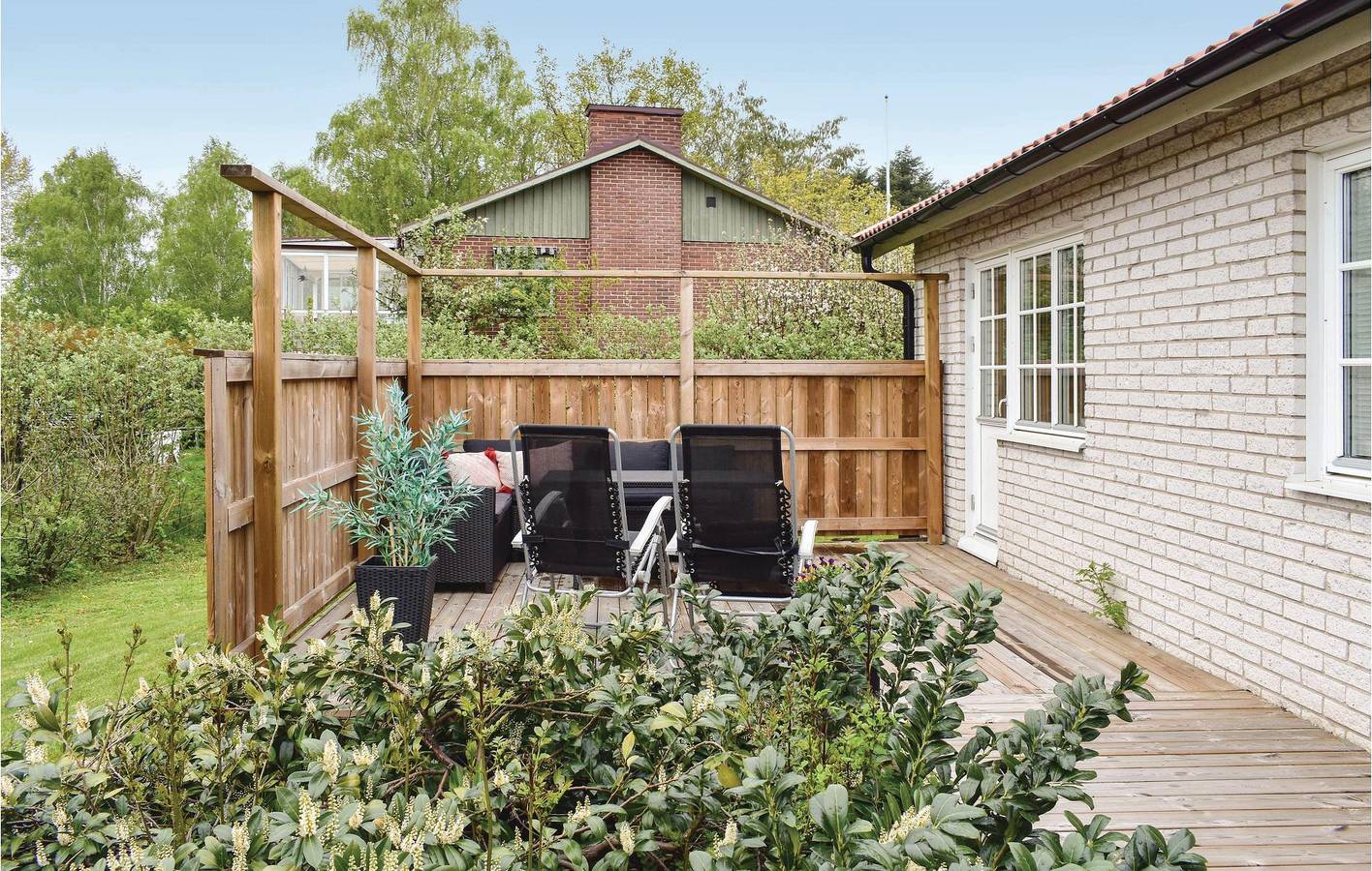 Ferienhaus für 6 Personen mit Terrasse in Yttervägga, Karlshamns und Umgebung