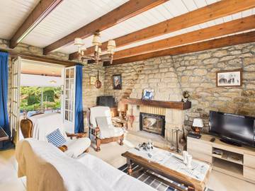 Location de vacances pour 6 personnes, avec jardin à Saint-Jean-Trolimon