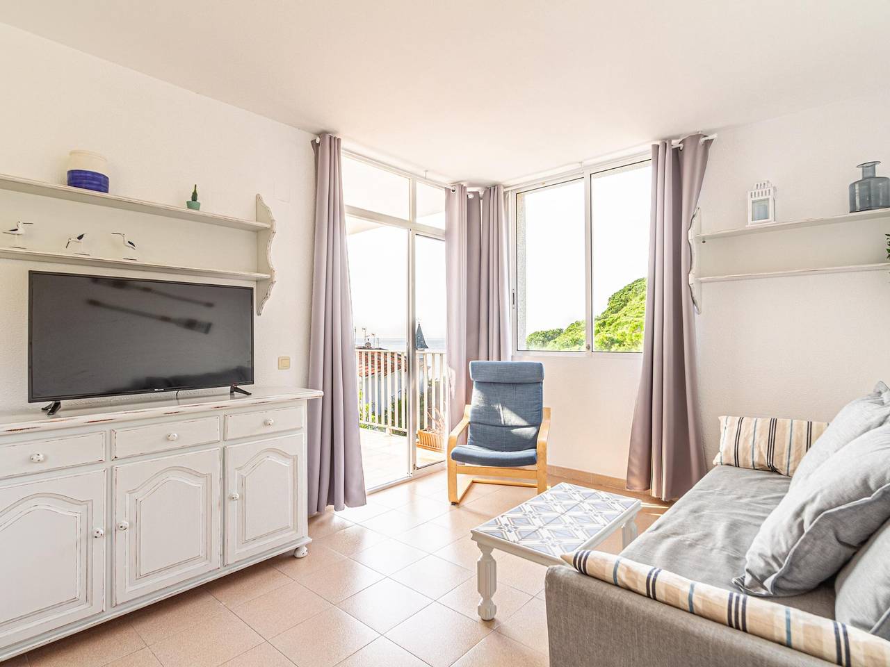 Appartement de vacances entier, Appartement avec vue sur la mer et accès plage in Sant Pol de Mar, Costa del Maresme