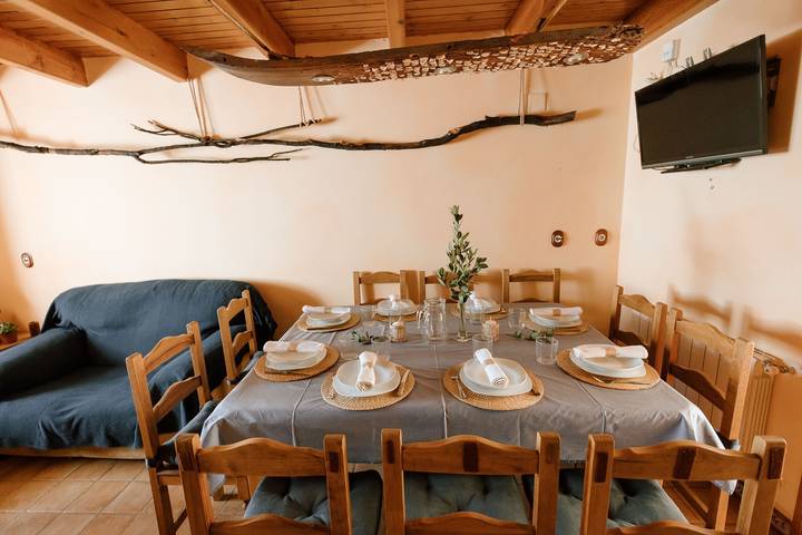 Casa rural El Cañico mit privater Terrasse, Ausblick und Garten in Zamora in Otero de Bodas, Zamora Provinz