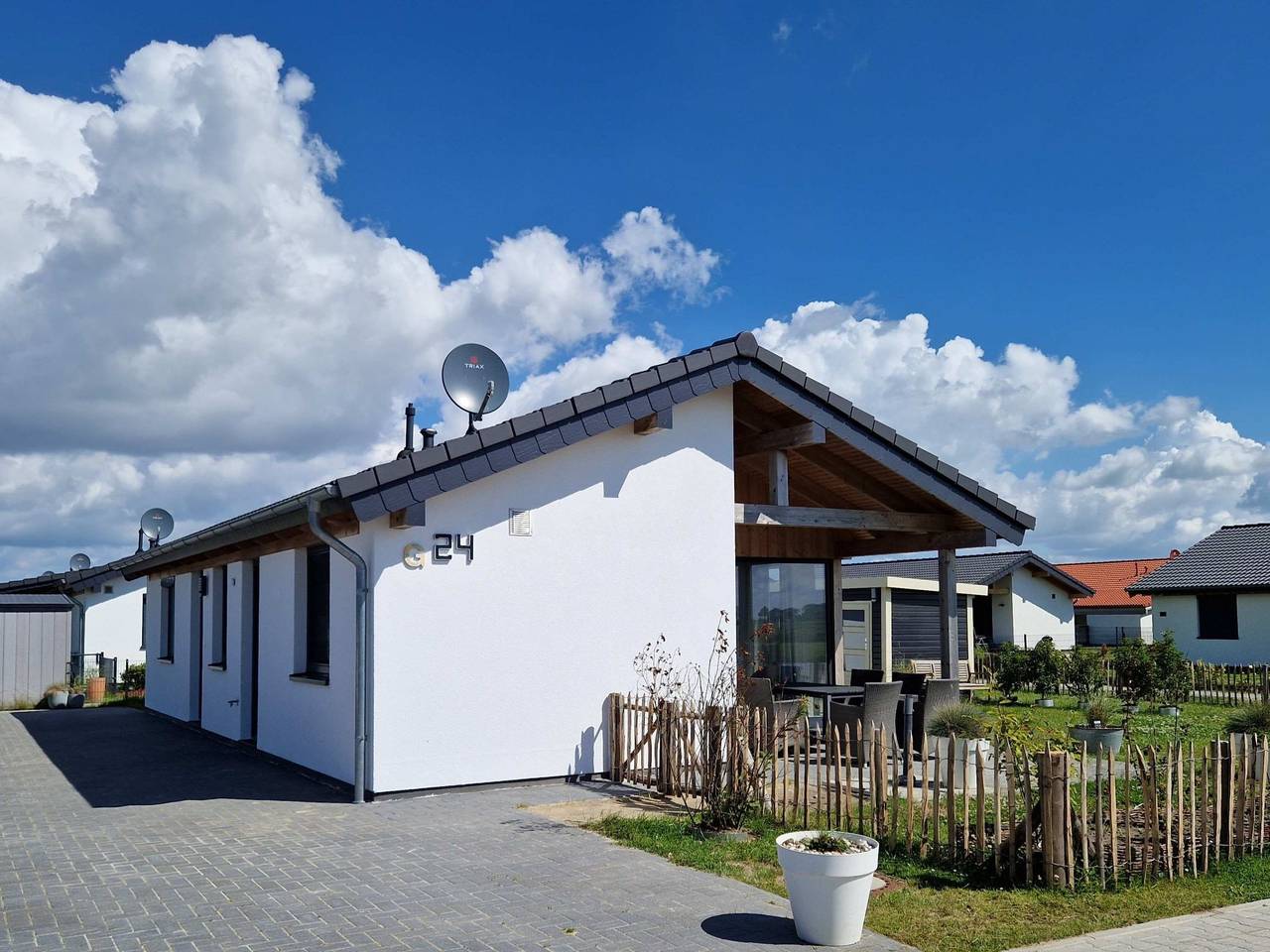 Stilvolle Ferienwohnung, 900 m vom Strand entfernt, mit Grill und Außendusche in Eckwarderhörne, Butjadingen