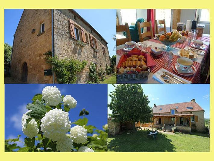 Chambre d’hôte pour 2 personnes, avec jardin à Saint-Cirq-Madelon