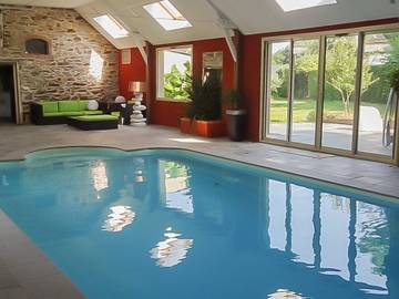 Chambre d’hôte pour 2 personnes, avec jardin et jacuzzi dans Région de Segré