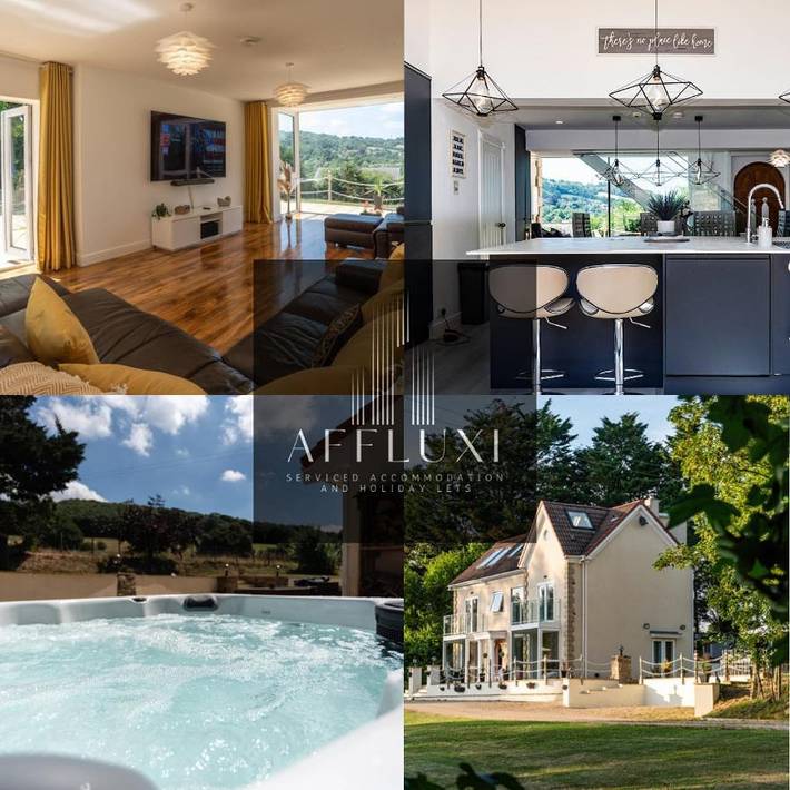 Alojamiento y desayuno para 10 personas, con terraza y jacuzzi, Se admiten mascotas en Bath