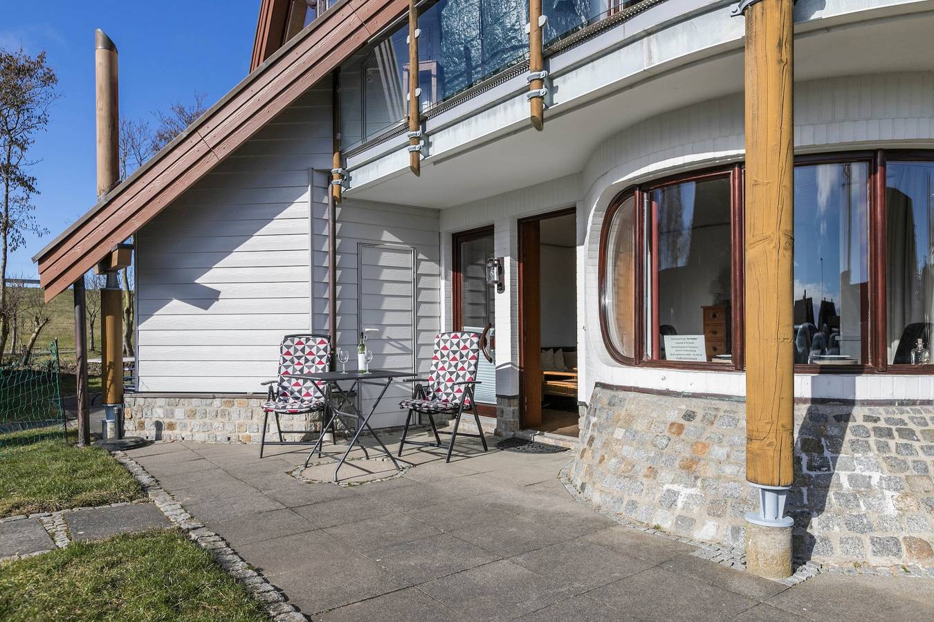 Ganze Wohnung, Apartment "Zur Kajüte Friedrichskoog" am Meer mit Wlan, Terrasse und Garten in Friedrichskoog-Spitze, Friedrichskoog