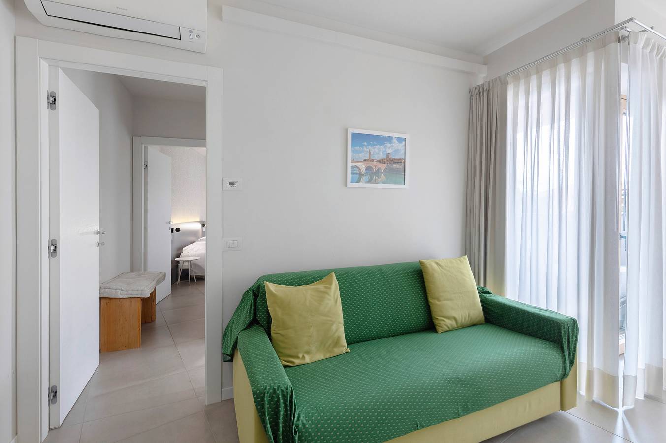 Apartamento entero, Apartamento 'Green House 202' con balcón, Wi-Fi y aire acondicionado in Verona, Provincia de Verona