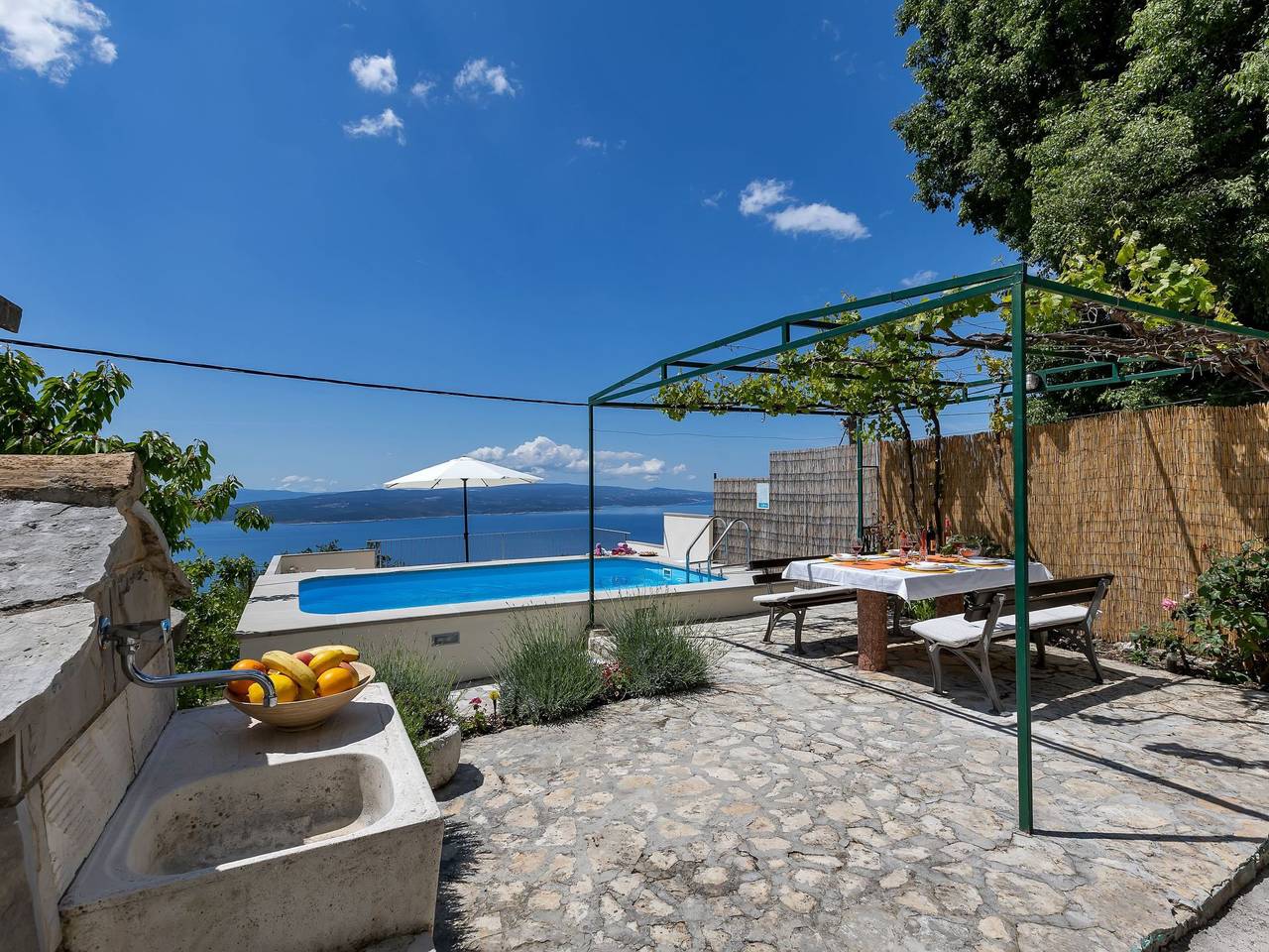 Marta Bast in Baska Voda, Makarska Riviera