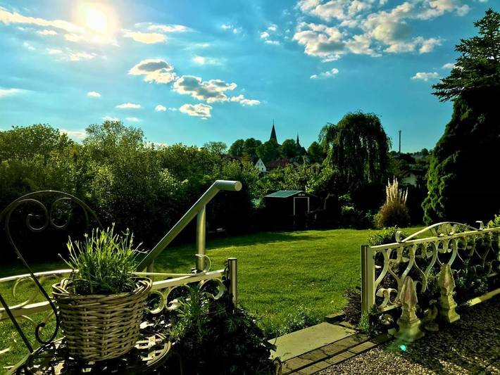 Ferienwohnung für 3 Personen, mit Terrasse und Garten sowie Ausblick in Körbecke
