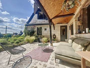 Chambre d’hôte pour 2 personnes, avec jardin, animaux acceptés en Indre-et-Loire