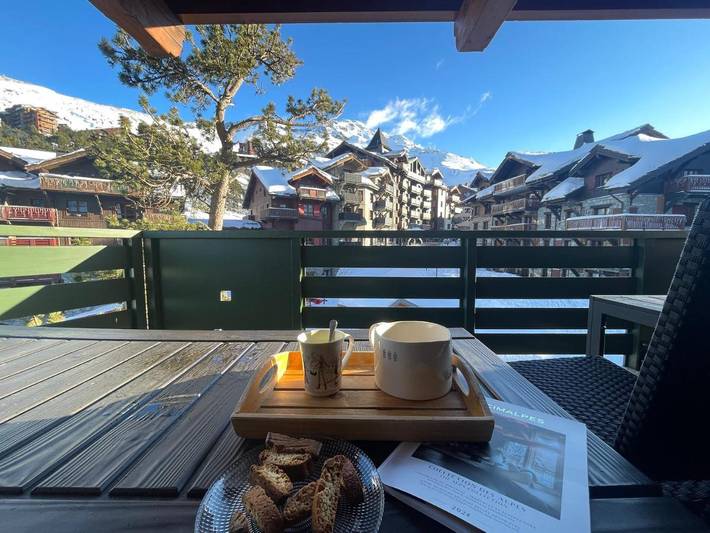 Gîte pour 4 personnes, avec piscine et terrasse ainsi que vue et sauna dans Arc 1950 - 3