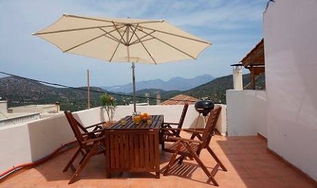 Ferienhaus für 7 Personen, mit Terrasse und Ausblick in Kritsa