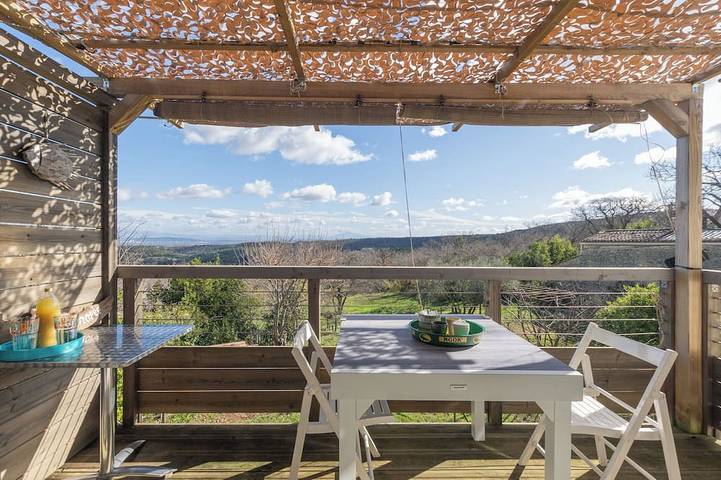 Maison de vacances pour 2 personnes, avec piscine, animaux acceptés