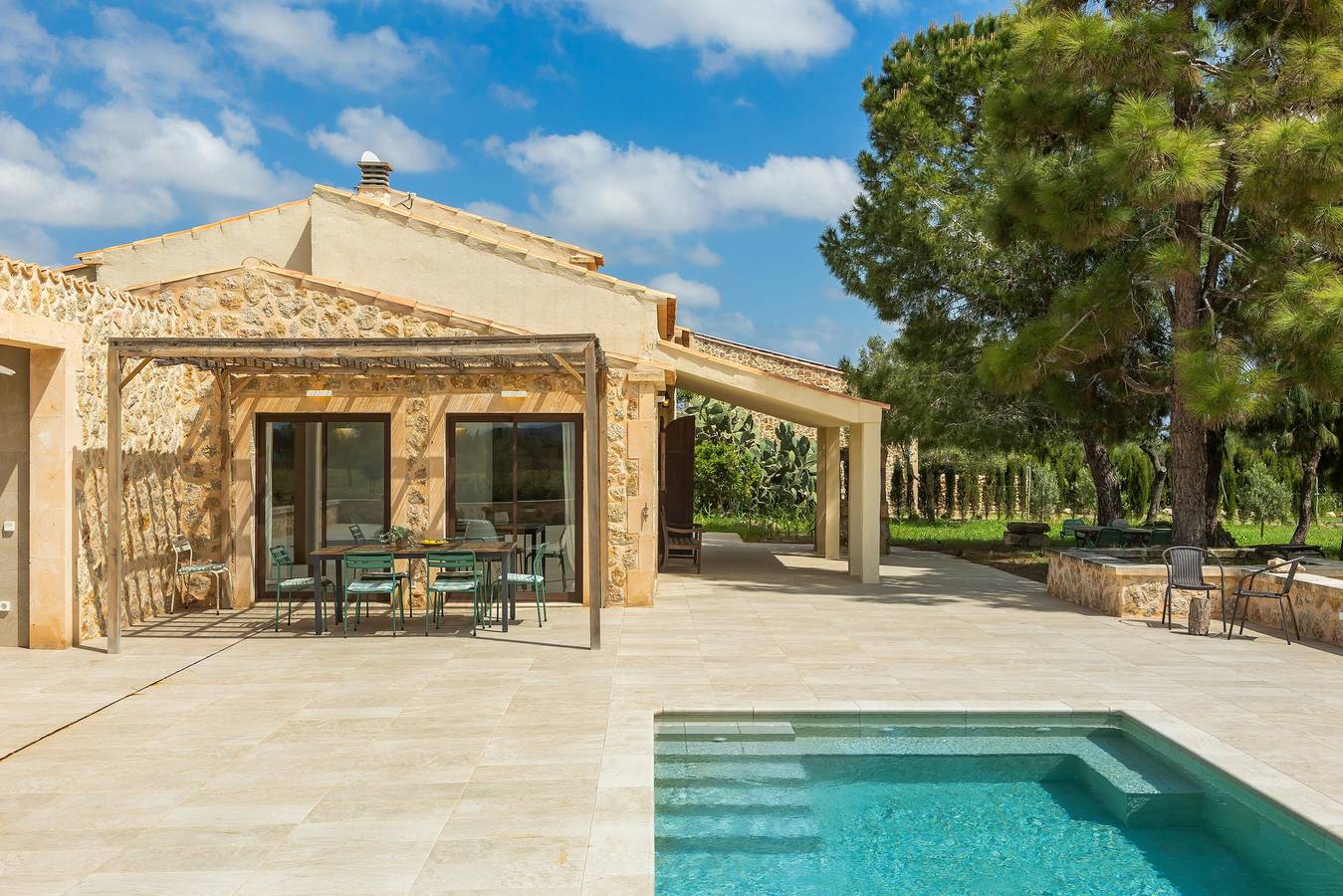 Casa de vacaciones 'Sa Caseta Biniali' con terraza privada, piscina y aire acondicionado in Sancellas, Interior de Mallorca