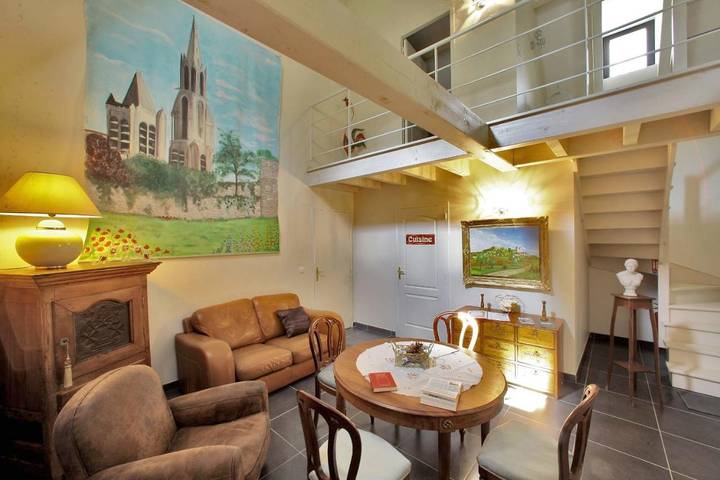 Chambre d’hôte pour 6 personnes, avec Terrasse et Jardin ainsi que Sauna et Vue