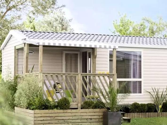 Mobil home pour 6 personnes, avec bassin pour enfant à Saint-Sornin - 2