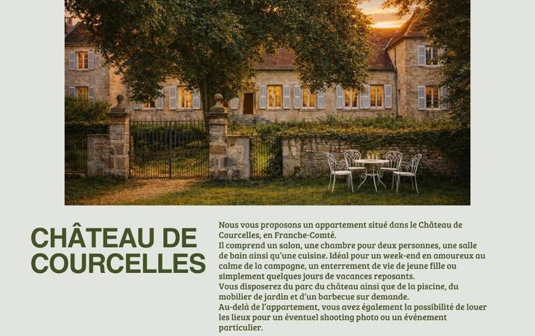 Maison de campagne pour 2 personnes, avec Terrasse et Jardin ainsi que Piscine et Vue dans Haute-Saône