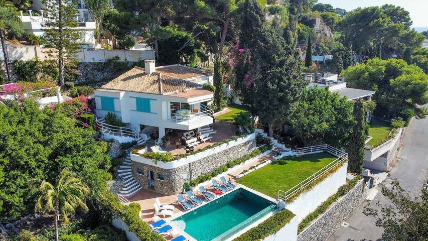 Villa "Casa San Cayetano" con vistas al mar, piscina, jardín, terraza y balcón in La Herradura, Almuñecar