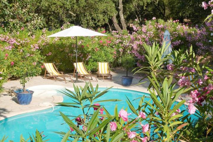 Chambre d’hôte pour 2 personnes, avec jardin ainsi que piscine et vue à Sainte-Maxime - 3