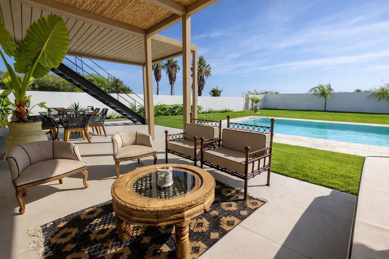 Villa Alti vista mare e piscina privata in Santa Maria del Focallo, Ispica