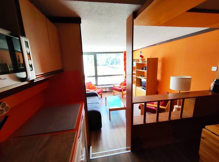 Appartement de vacances entier, 2* 4 Pieces en plein centre station vue pistes in Isola 2000, Isola