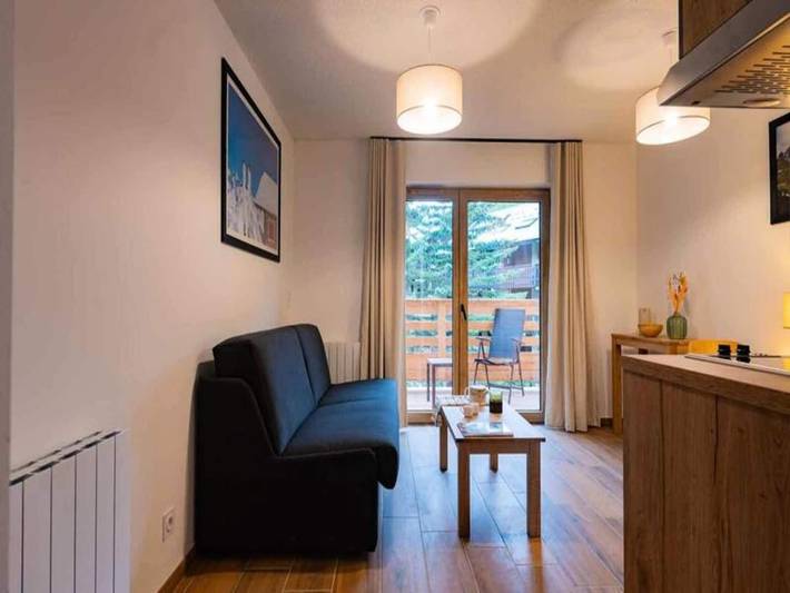 Gîte pour 2 personnes, avec balcon, adapté aux familles dans Col De Vars Vars Station De Ski