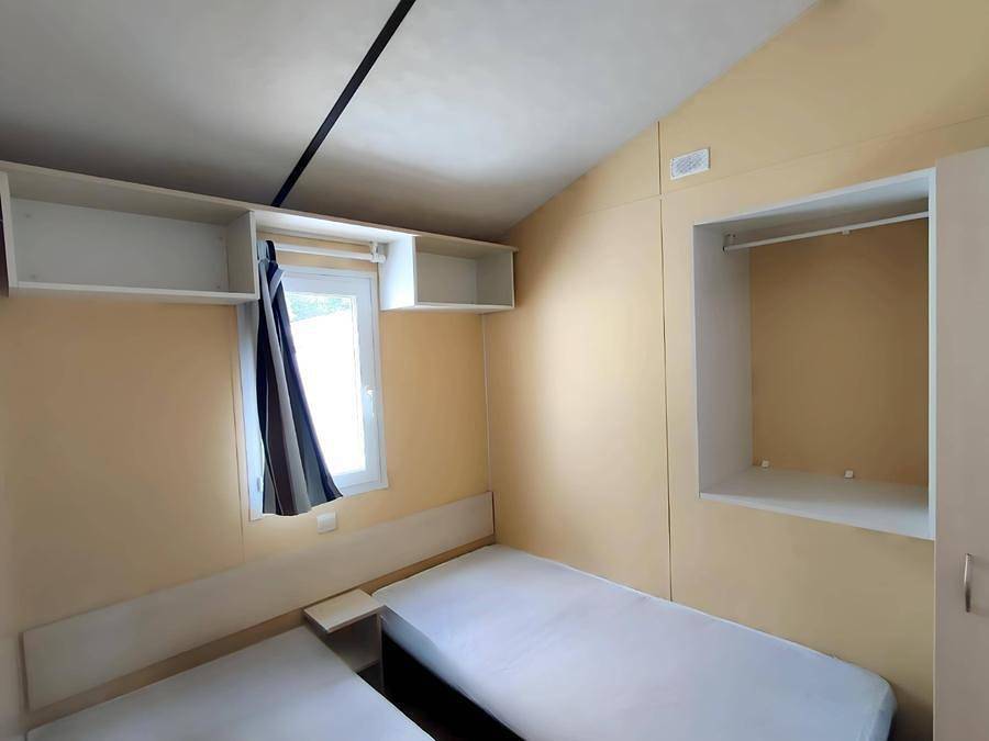 Camping des Bains - Mobilheim 4 personen - Komfort 2 Zimmer klimatisiert in Saint-Honoré-les-Bains, Naturpark Morvan