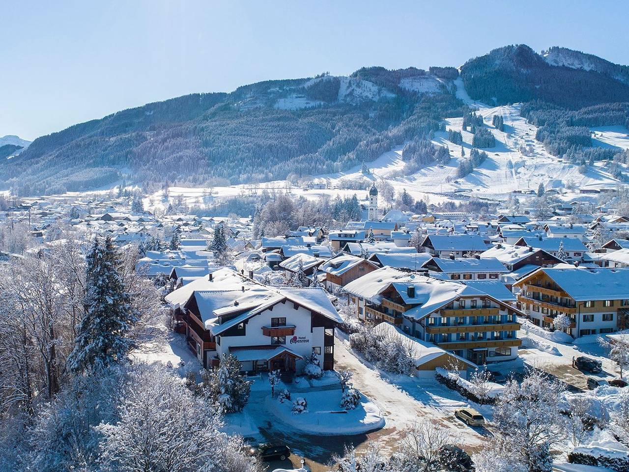 Ganze Ferienwohnung, Hotel Alpenrose - für 3 - 4 Personen Fewo in Nesselwang, Bayerisch Schwaben