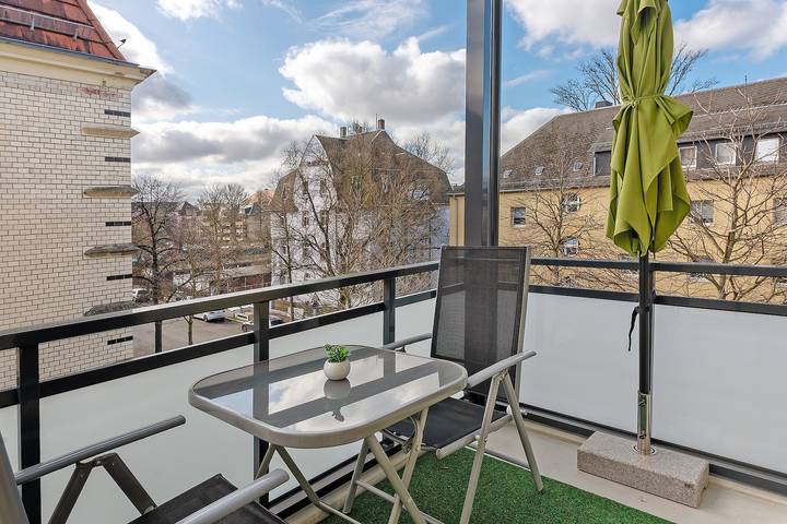 Entire apartment, Apartment 'Ferienwohnung Glück Auf' with Balcony and Wi-Fi in Zwickau, Chemnitz (region)